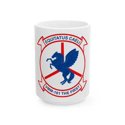 VMM 161 Marine Medium Tiltrotor Squadron 161 (USMC) White Coffee Mug-15oz-The Sticker Space