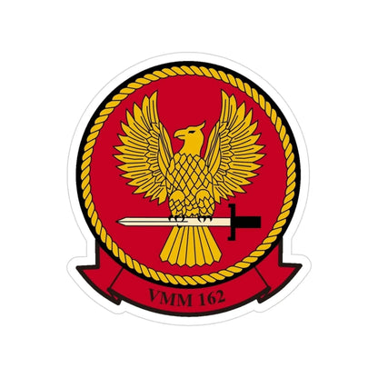 VMM 162 Marine Medium Tiltrotor Squadron 162 (USMC) Transparent STICKER Die-Cut Vinyl Decal 3 Inch - The Sticker Space