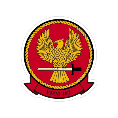 VMM 162 Marine Medium Tiltrotor Squadron 162 (USMC) Transparent STICKER Die-Cut Vinyl Decal 4 Inch - The Sticker Space