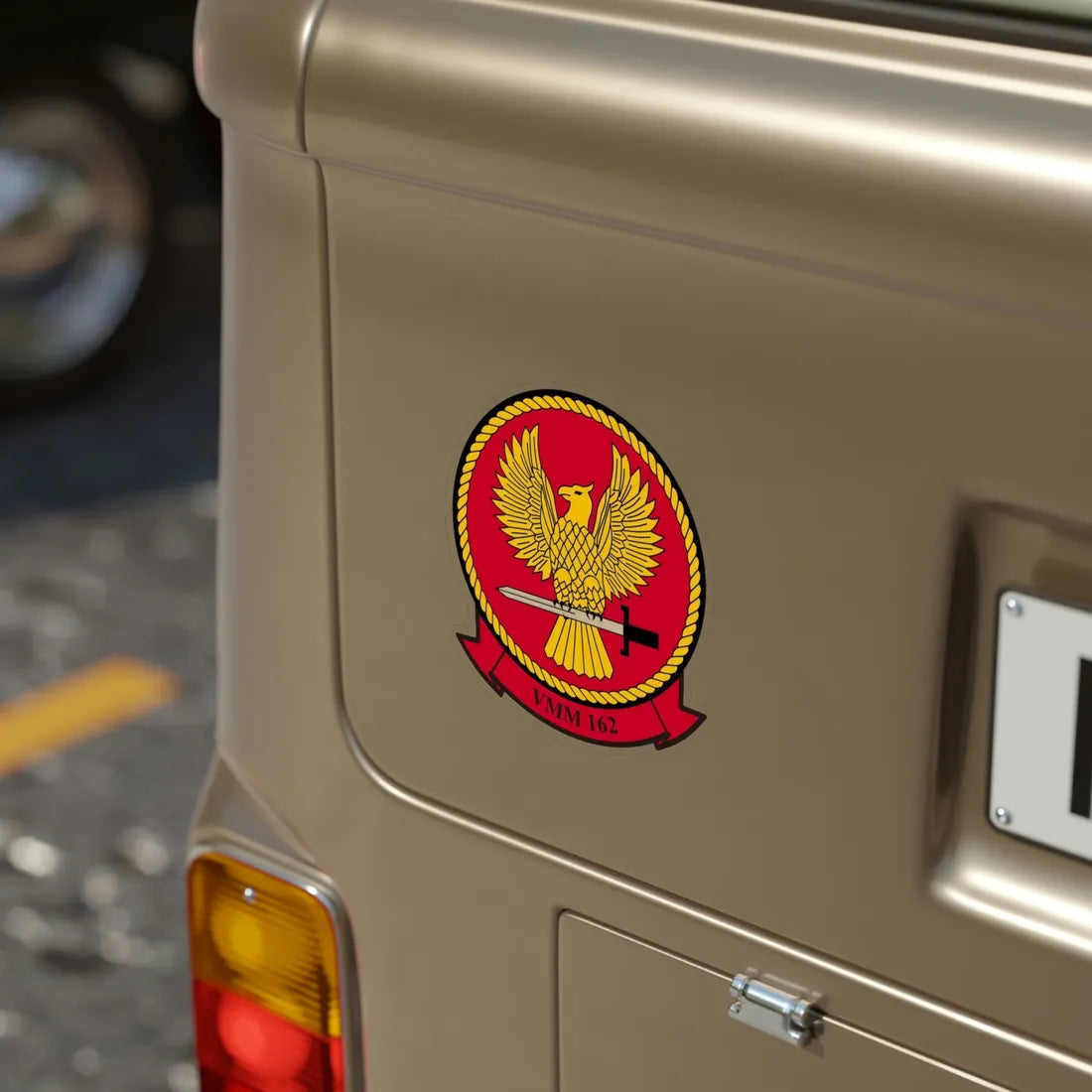 VMM 162 Marine Medium Tiltrotor Squadron 162 (USMC) Transparent STICKER Die-Cut Vinyl Decal - The Sticker Space