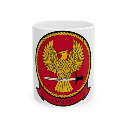 VMM 162 Marine Medium Tiltrotor Squadron 162 (USMC) White Coffee Mug-11oz-The Sticker Space