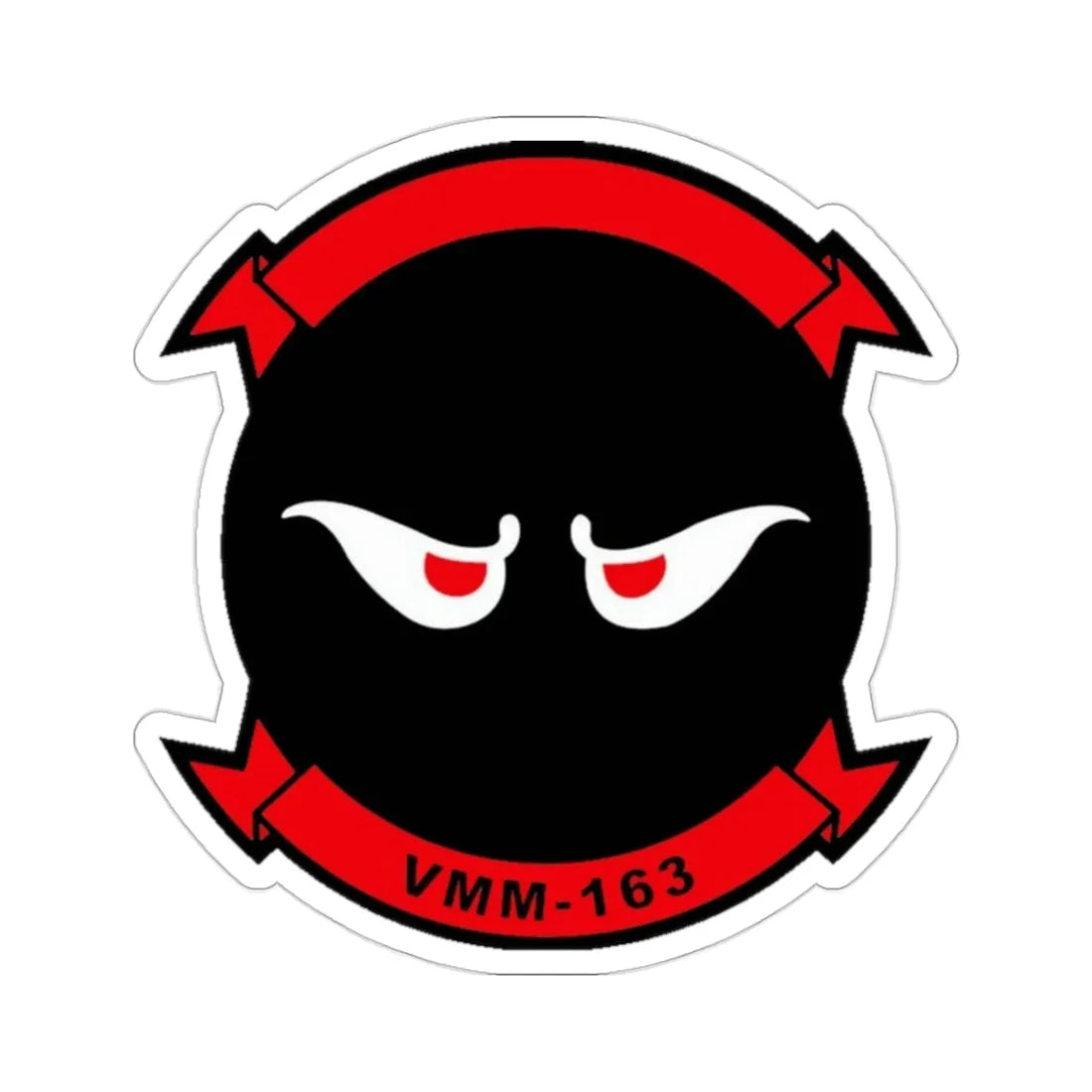 VMM 163 Marine Medium Tiltrotor Squadron 163 (USMC) STICKER Vinyl Die-Cut Decal 2 Inch - The Sticker Space