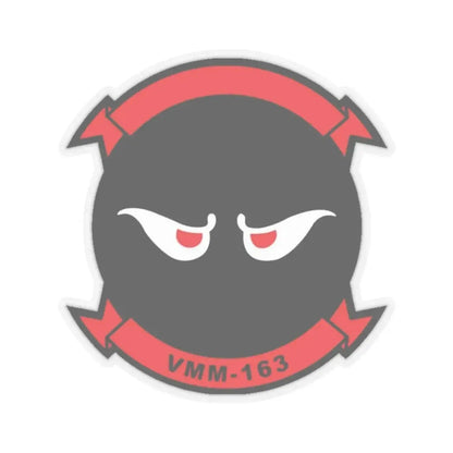 VMM 163 Marine Medium Tiltrotor Squadron 163 (USMC) STICKER Vinyl Kiss-Cut Decal 2 Inch Transparent - The Sticker Space