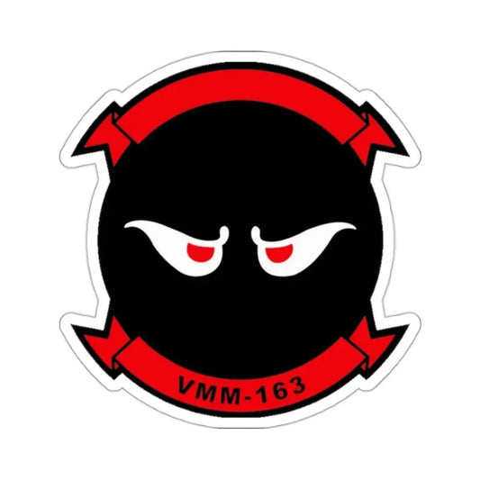 VMM 163 Marine Medium Tiltrotor Squadron 163 (USMC) STICKER Vinyl Kiss-Cut Decal 2 Inch White - The Sticker Space