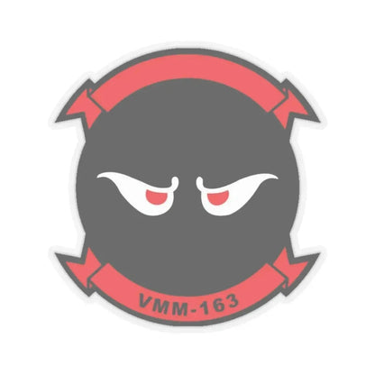 VMM 163 Marine Medium Tiltrotor Squadron 163 (USMC) STICKER Vinyl Kiss-Cut Decal 4 Inch Transparent - The Sticker Space