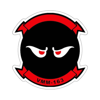 VMM 163 Marine Medium Tiltrotor Squadron 163 (USMC) STICKER Vinyl Kiss-Cut Decal 4 Inch White - The Sticker Space