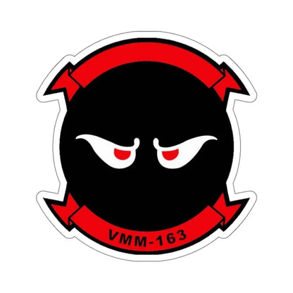 VMM 163 Marine Medium Tiltrotor Squadron 163 (USMC) STICKER Vinyl Kiss-Cut Decal 6 Inch White - The Sticker Space