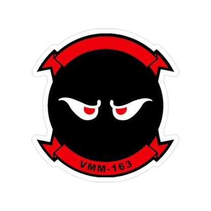 VMM 163 Marine Medium Tiltrotor Squadron 163 (USMC) Transparent STICKER Die-Cut Vinyl Decal 2 Inch - The Sticker Space