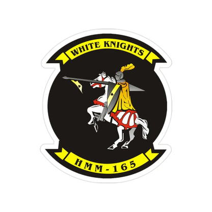 VMM 165 Marine Medium Tiltrotor Squadron 165 White Knights (USMC) Transparent STICKER Die-Cut Vinyl Decal 2 Inch - The Sticker Space