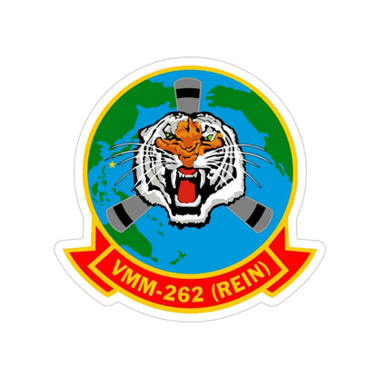 VMM 262 Marine Medium Tiltrotor Squadron 262 (USMC) Transparent STICKER Die-Cut Vinyl Decal 6 Inch - The Sticker Space