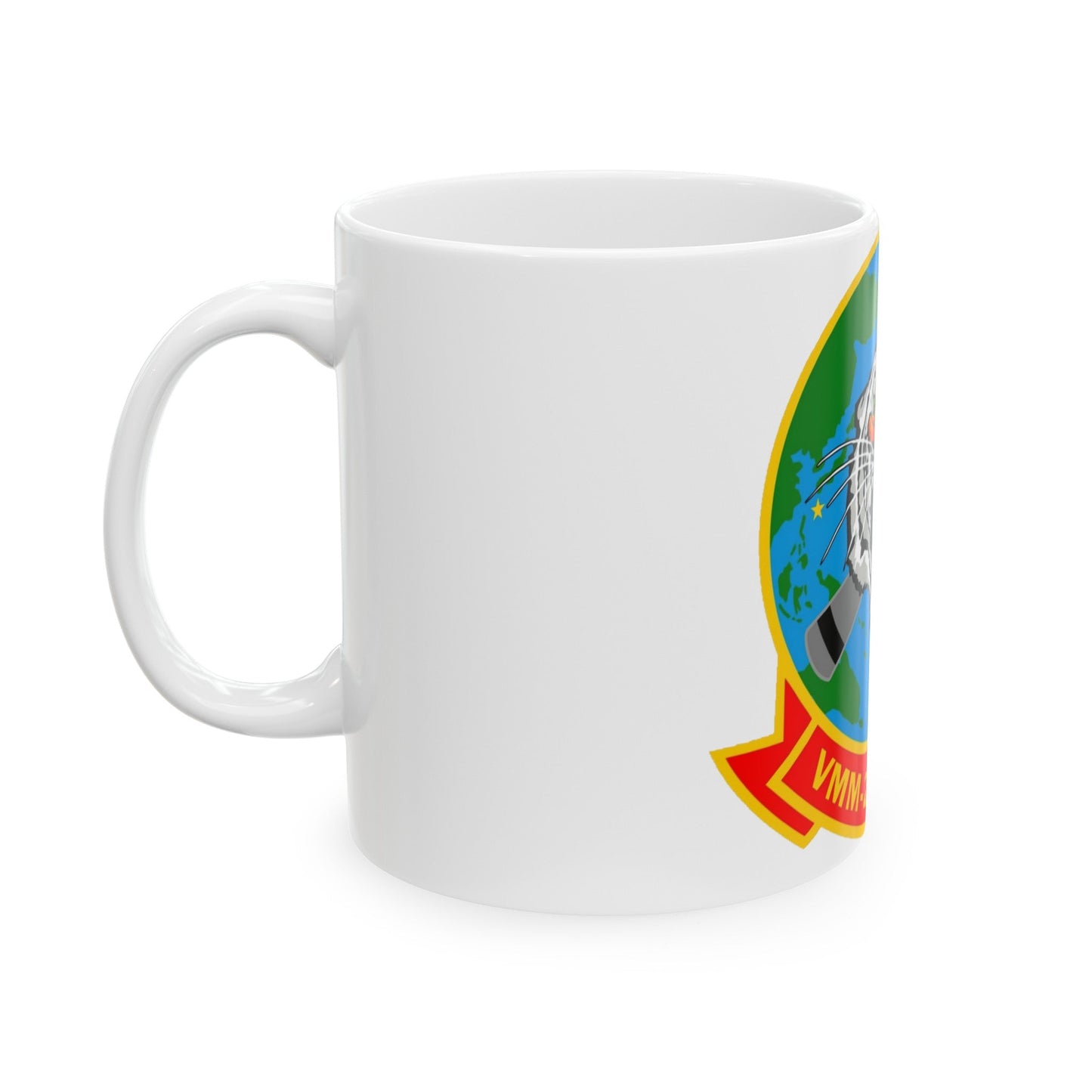 VMM 262 Marine Medium Tiltrotor Squadron 262 (USMC) White Coffee Mug-The Sticker Space