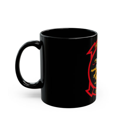 VMM 266 Marine Medium Tiltrotor Squadron 266 (USMC) Black Coffee Mug-The Sticker Space