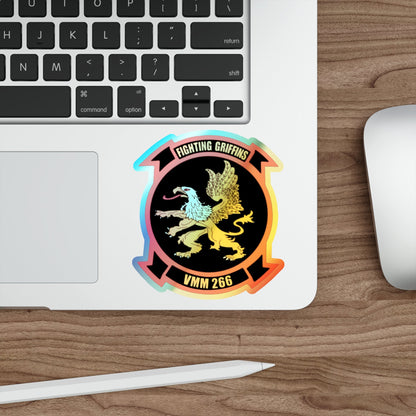 VMM 266 Marine Medium Tiltrotor Squadron 266 (USMC) Holographic STICKER Die-Cut Vinyl Decal-The Sticker Space