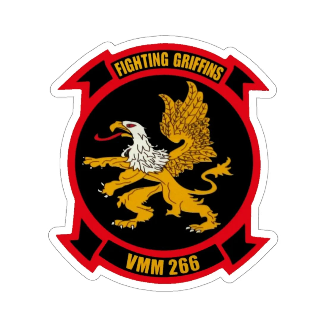 VMM 266 Marine Medium Tiltrotor Squadron 266 (USMC) STICKER Vinyl Die-Cut Decal 3 Inch - The Sticker Space
