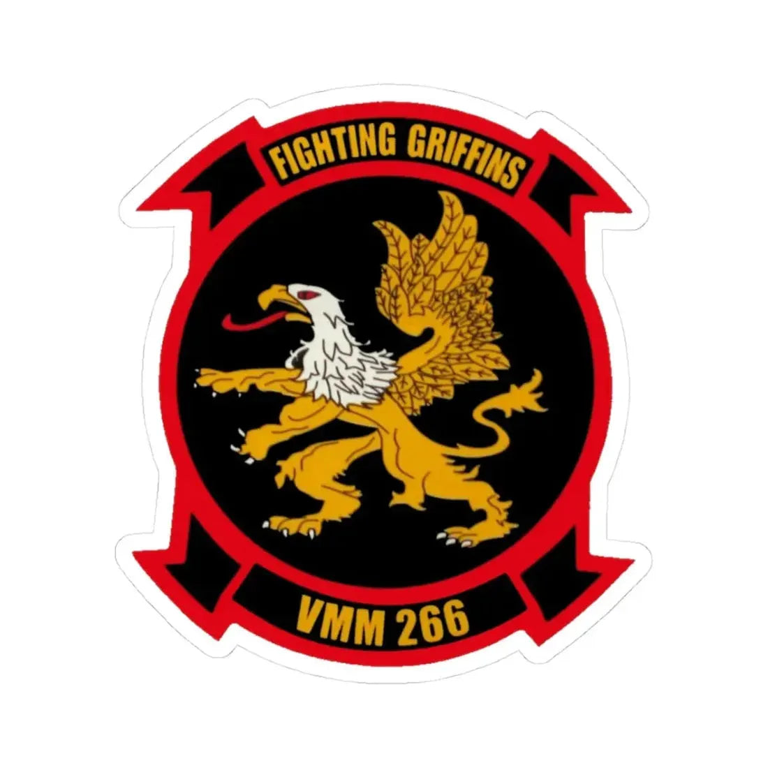 VMM 266 Marine Medium Tiltrotor Squadron 266 (USMC) STICKER Vinyl Kiss-Cut Decal 3 Inch White - The Sticker Space