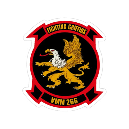 VMM 266 Marine Medium Tiltrotor Squadron 266 (USMC) Transparent STICKER Die-Cut Vinyl Decal 2 Inch - The Sticker Space