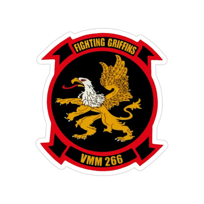 VMM 266 Marine Medium Tiltrotor Squadron 266 (USMC) Transparent STICKER Die-Cut Vinyl Decal 5 Inch - The Sticker Space