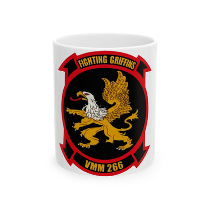 VMM 266 Marine Medium Tiltrotor Squadron 266 (USMC) White Coffee Mug-11oz-The Sticker Space