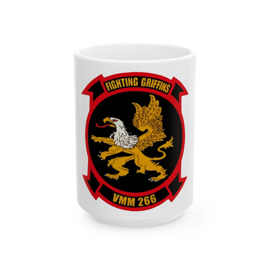 VMM 266 Marine Medium Tiltrotor Squadron 266 (USMC) White Coffee Mug-15oz-The Sticker Space