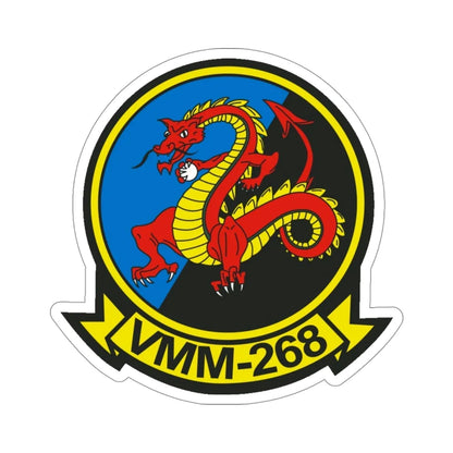 VMM 268 Marine Medium Tiltrotor Squadron 268 (USMC) STICKER Vinyl Die-Cut Decal 4 Inch - The Sticker Space