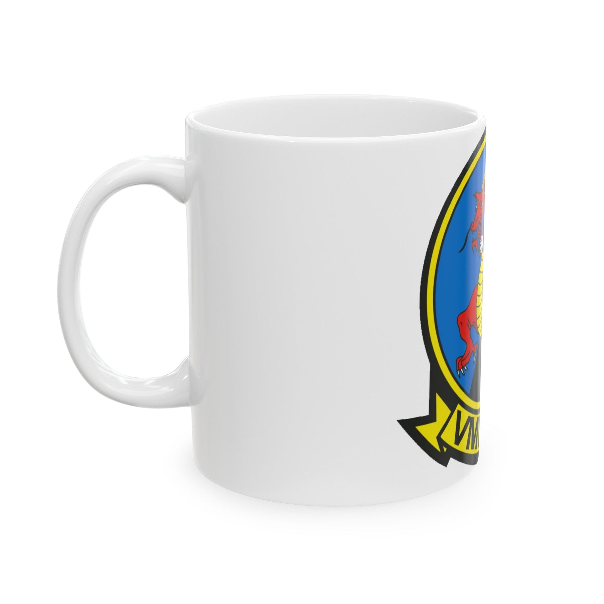 VMM 268 Marine Medium Tiltrotor Squadron 268 (USMC) White Coffee Mug-The Sticker Space