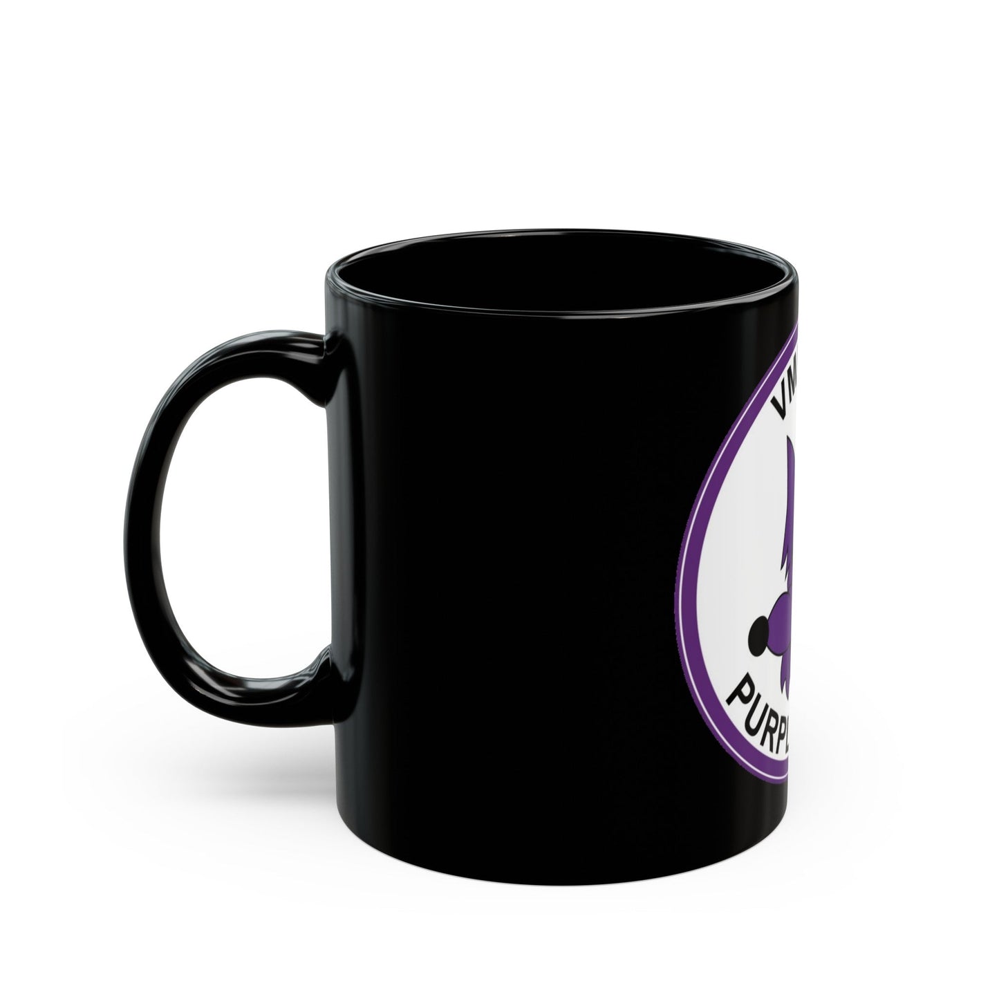 VMM 364 Marine Medium Tiltrotor Squadron 364 (USMC) Black Coffee Mug-The Sticker Space