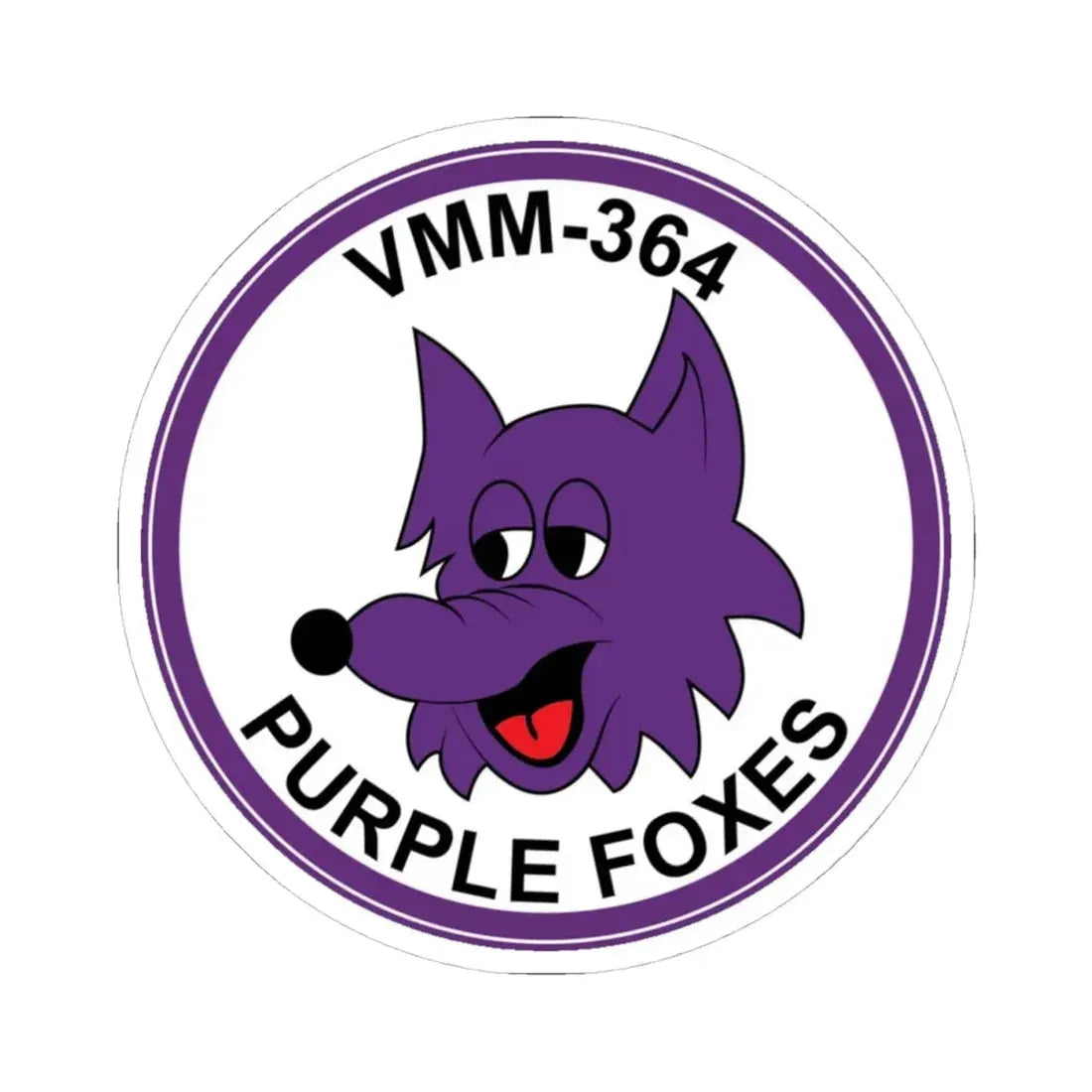 VMM 364 Marine Medium Tiltrotor Squadron 364 (USMC) STICKER Vinyl Kiss-Cut Decal 4 Inch White - The Sticker Space