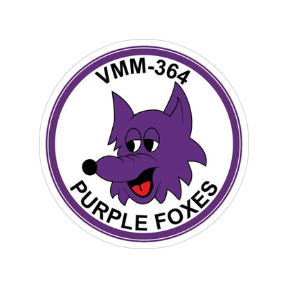 VMM 364 Marine Medium Tiltrotor Squadron 364 (USMC) Transparent STICKER Die-Cut Vinyl Decal 3 Inch - The Sticker Space