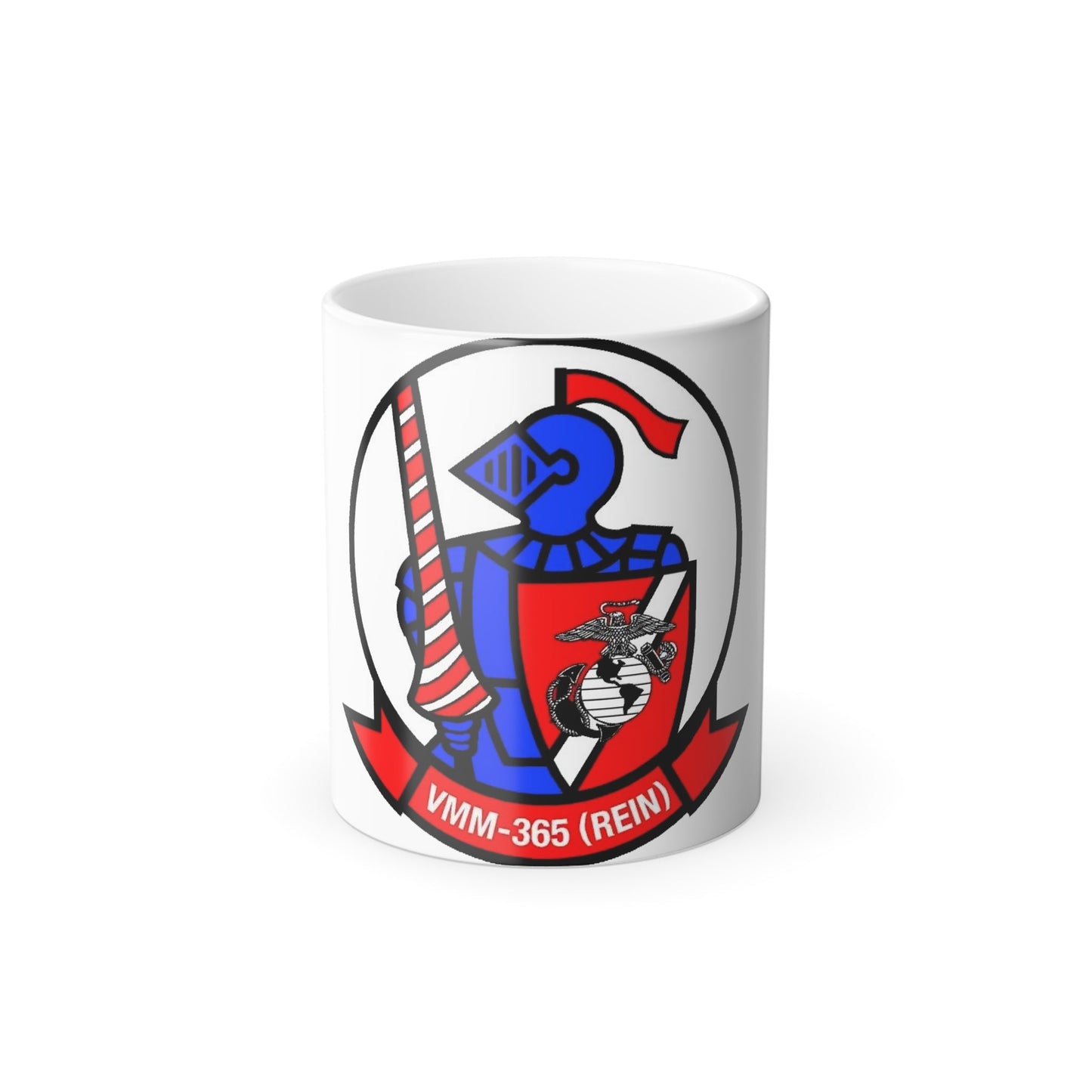 VMM 365 Marine Medium Tiltrotor Squadron 365 (USMC) Color Changing Mug 11oz-11oz-The Sticker Space