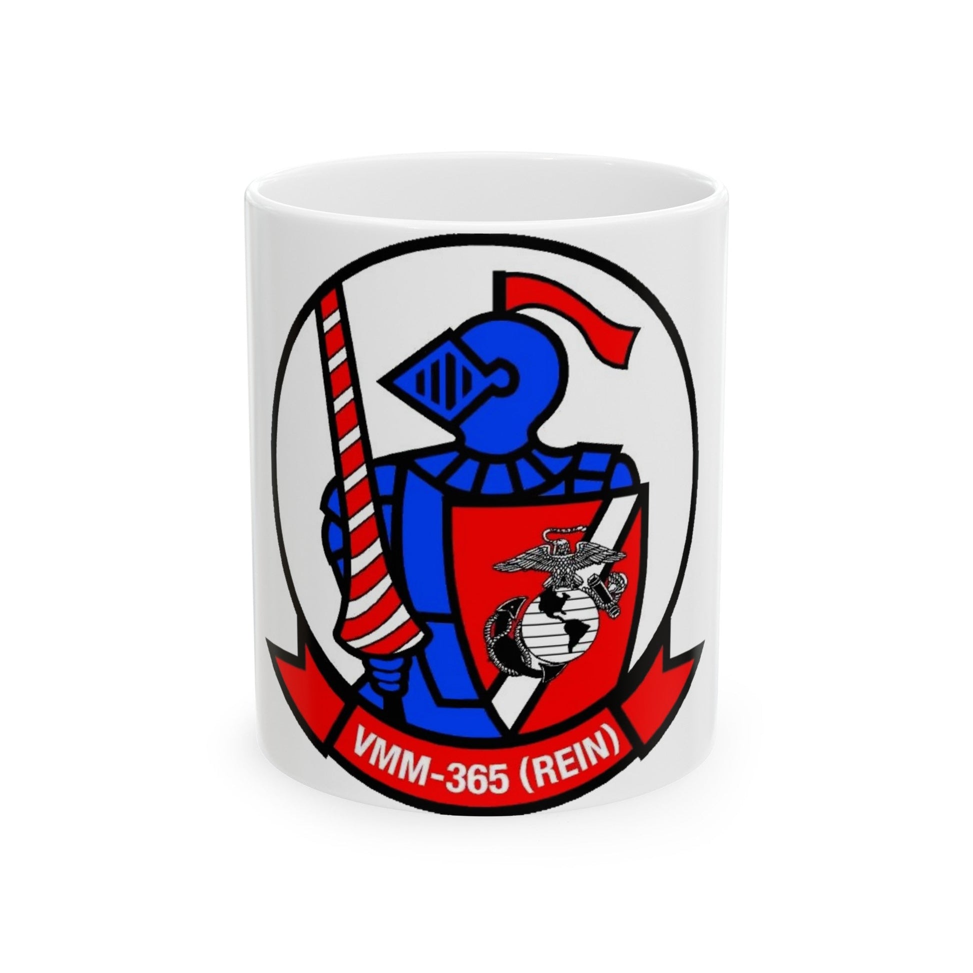 VMM 365 Marine Medium Tiltrotor Squadron 365 (USMC) White Coffee Mug-11oz-The Sticker Space