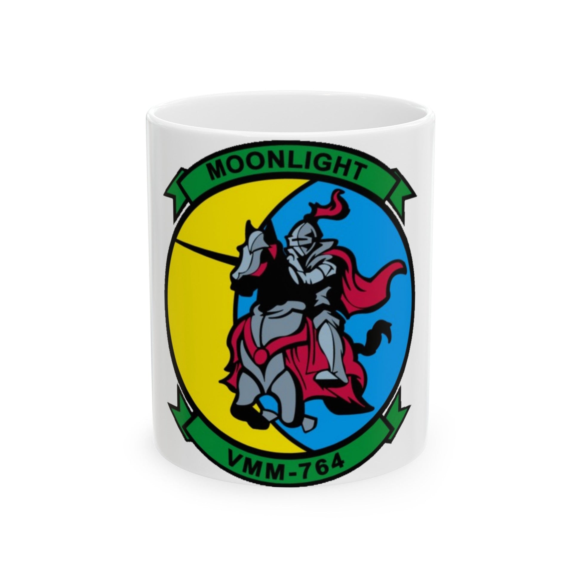 VMM 764 Marine Medium Tiltrotor Squadron 764 (USMC) White Coffee Mug-11oz-The Sticker Space