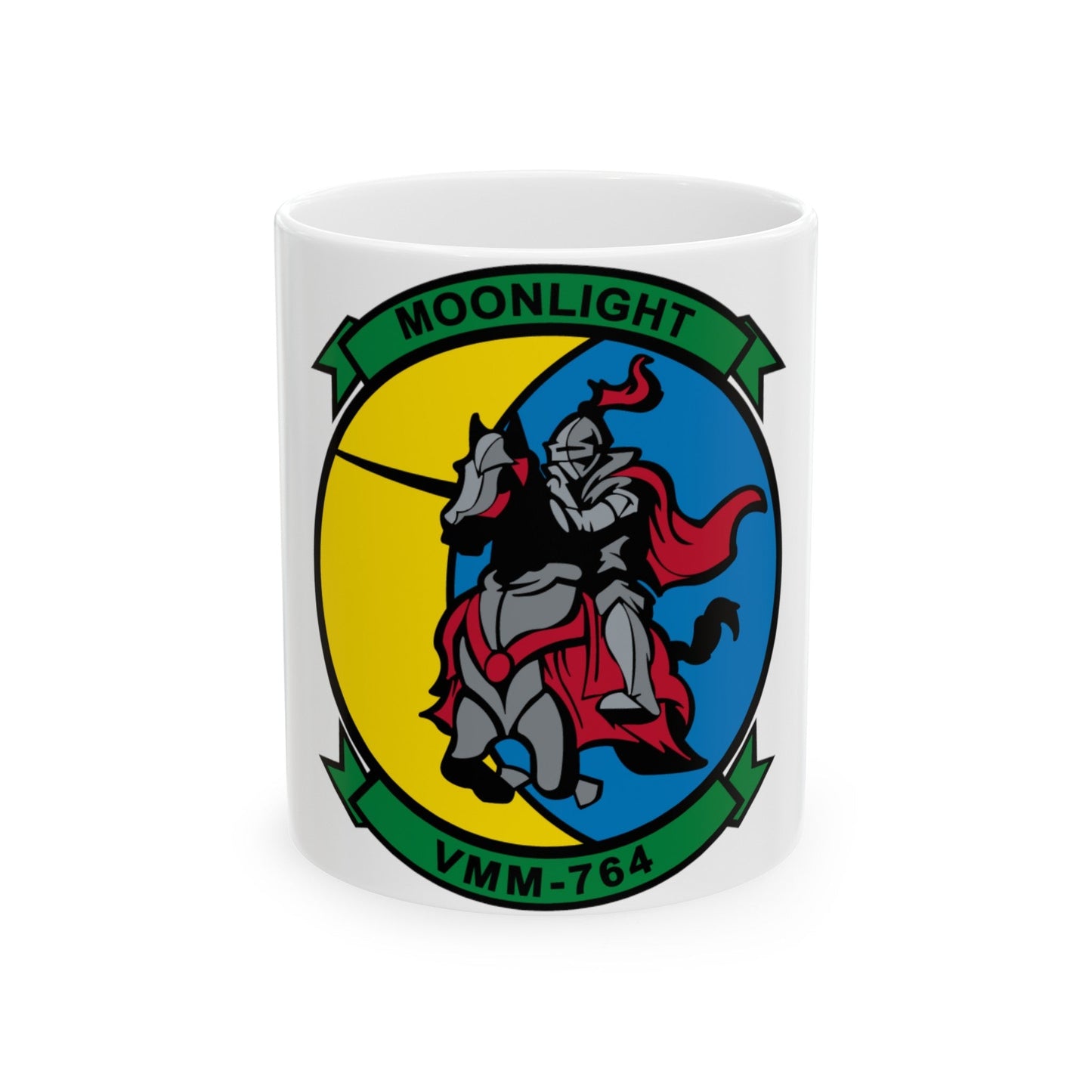 VMM 764 Moonlight (USMC) White Coffee Mug-11oz-The Sticker Space