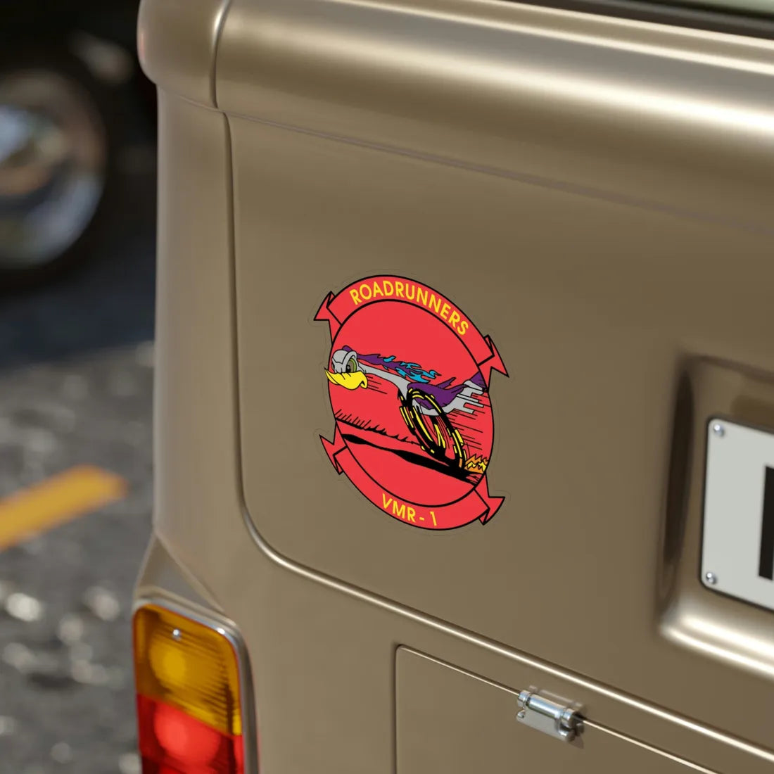 VMR 1 Roadrunners (USMC) Transparent STICKER Die-Cut Vinyl Decal - The Sticker Space