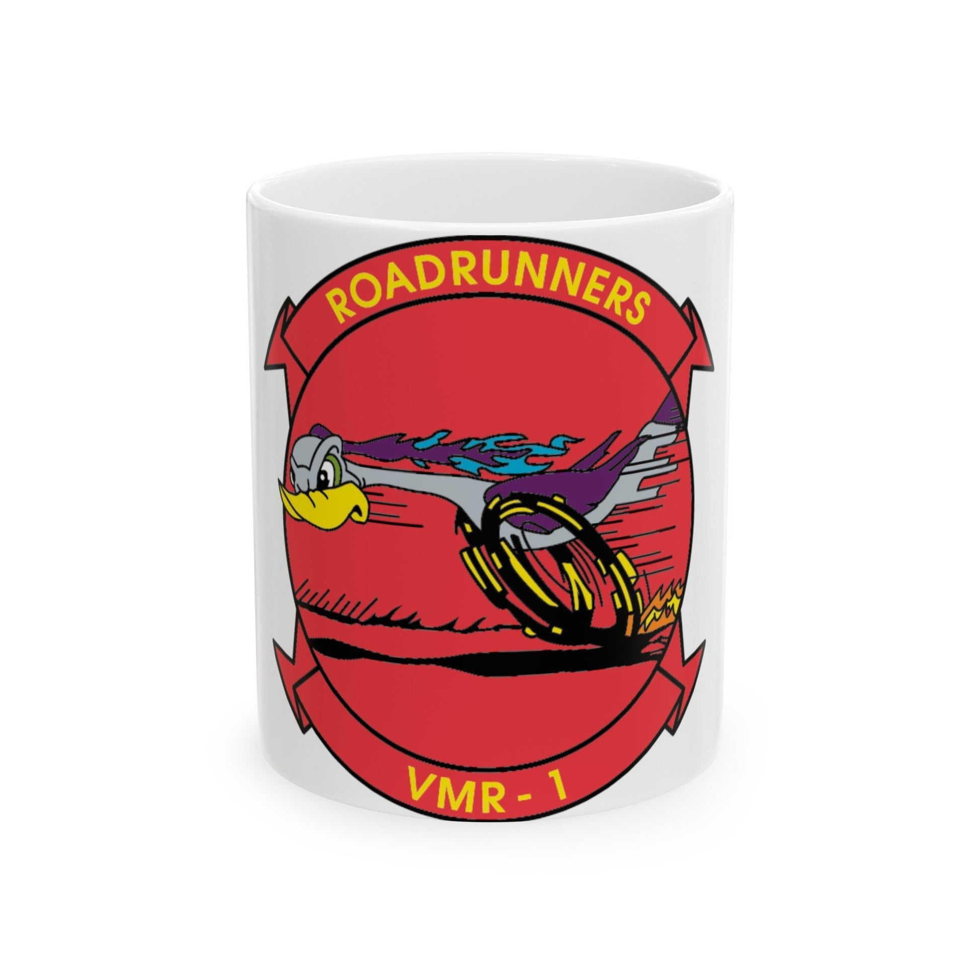 VMR 1 Roadrunners (USMC) White Coffee Mug-11oz-The Sticker Space