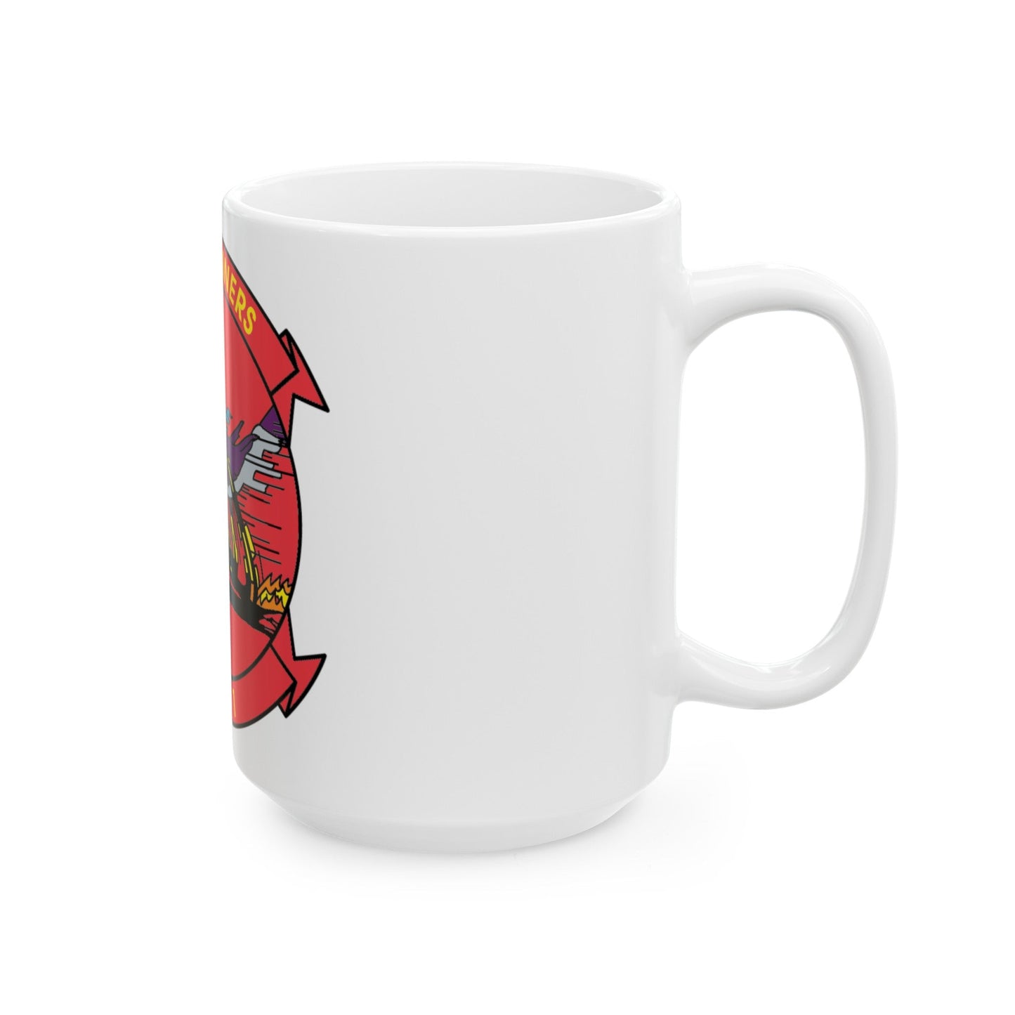 VMR 1 Roadrunners (USMC) White Coffee Mug-The Sticker Space