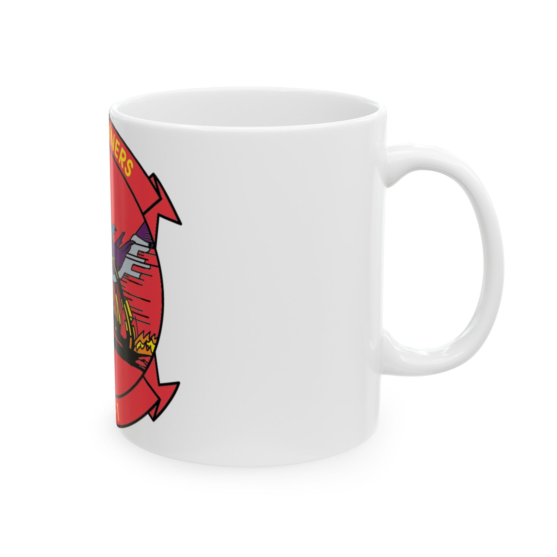 VMR 1 Roadrunners (USMC) White Coffee Mug-The Sticker Space