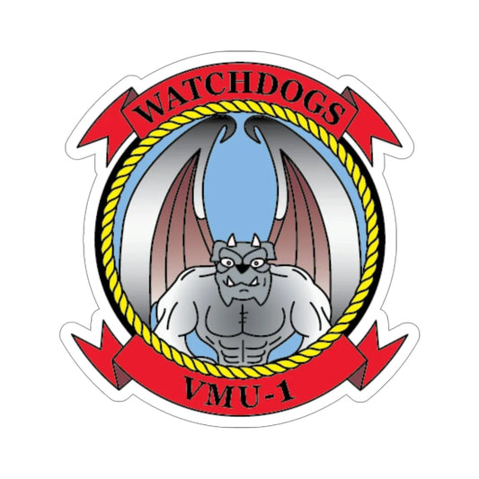 VMU 1 Watchdogs 2 (USMC) STICKER Vinyl Die-Cut Decal 6 Inch - The Sticker Space
