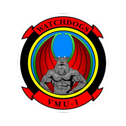 VMU 1 Watchdogs (USMC) STICKER Vinyl Kiss-Cut Decal 2 Inch White - The Sticker Space