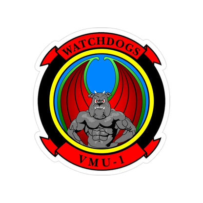 VMU 1 Watchdogs (USMC) Transparent STICKER Die-Cut Vinyl Decal 2 Inch - The Sticker Space