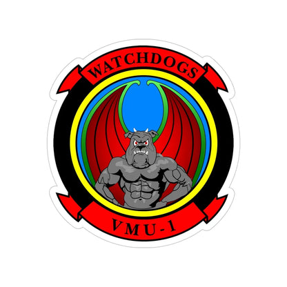 VMU 1 Watchdogs (USMC) Transparent STICKER Die-Cut Vinyl Decal 6 Inch - The Sticker Space