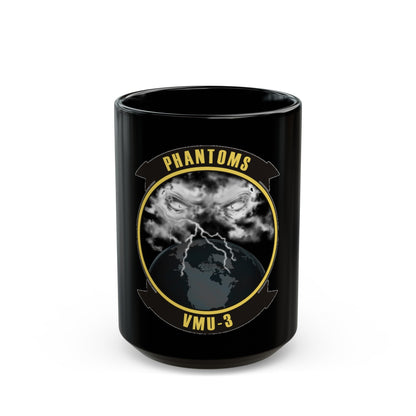 VMU 3 Phantoms (USMC) Black Coffee Mug-15oz-The Sticker Space