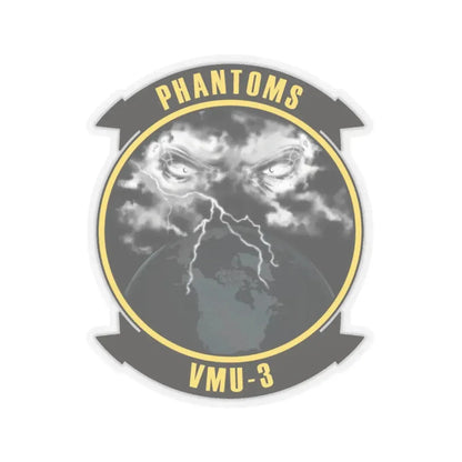 VMU 3 Phantoms (USMC) STICKER Vinyl Kiss-Cut Decal 6 Inch Transparent - The Sticker Space