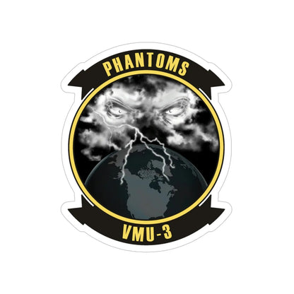 VMU 3 Phantoms (USMC) Transparent STICKER Die-Cut Vinyl Decal 5 Inch - The Sticker Space