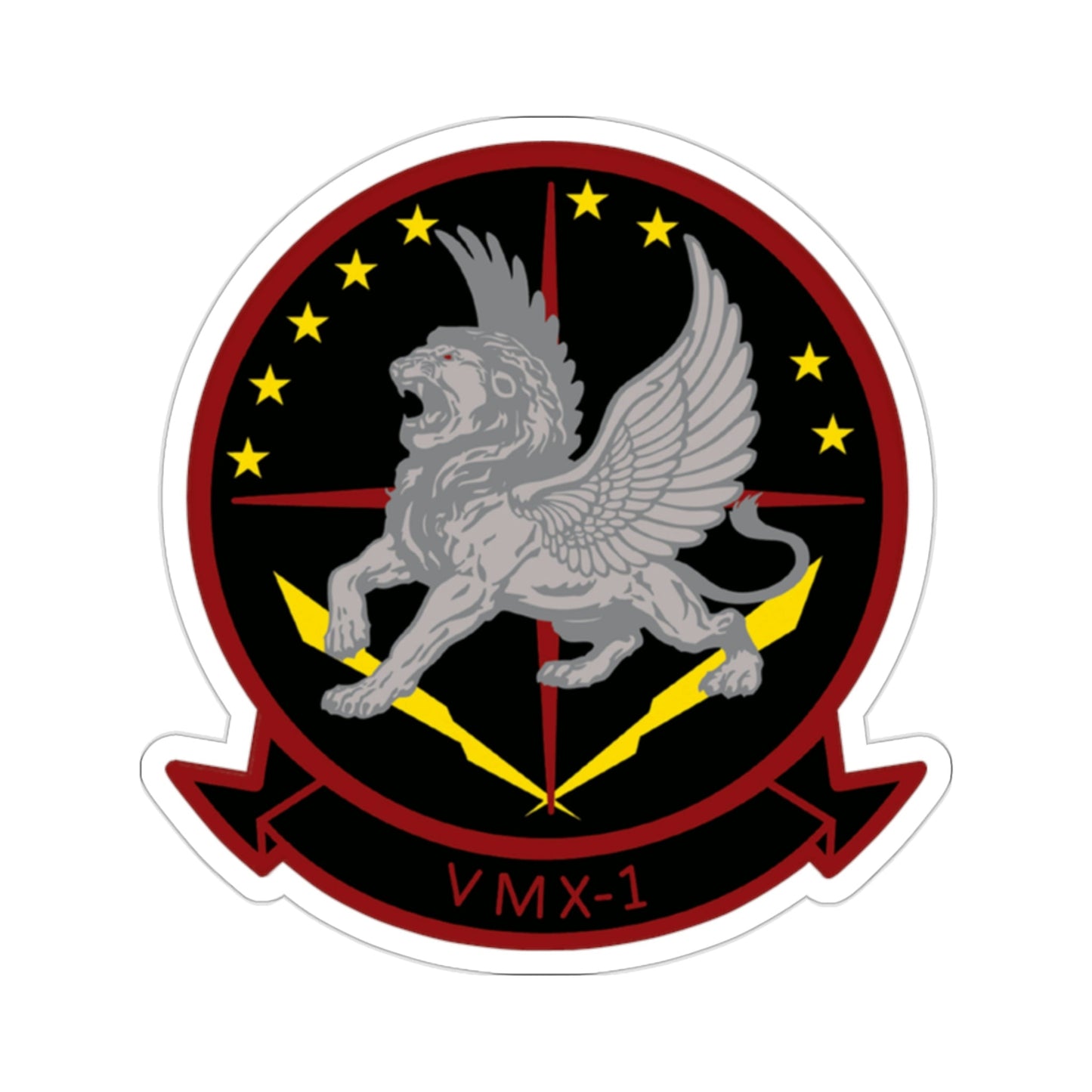 VMX 1 Flying Lions (USMC) STICKER Vinyl Die-Cut Decal-2 Inch-The Sticker Space