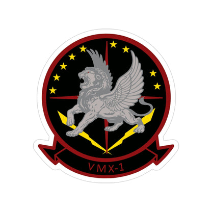 VMX 1 Flying Lions (USMC) Transparent STICKER Die-Cut Vinyl Decal-3 Inch-The Sticker Space