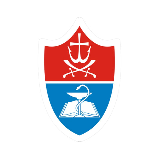 VNMU (Ukraine) (Coat of Arms) STICKER Vinyl Kiss-Cut Decal 2 Inch White - The Sticker Space