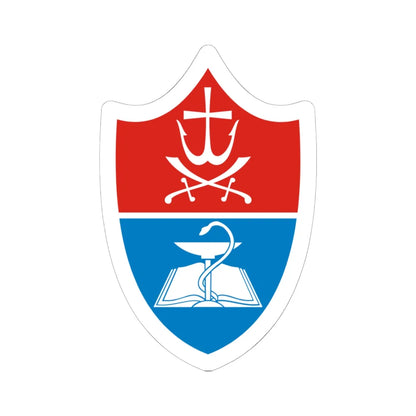 VNMU (Ukraine) (Coat of Arms) STICKER Vinyl Kiss-Cut Decal 6 Inch White - The Sticker Space