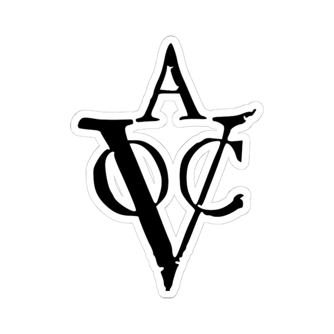 VOC-Amsterdam (Netherlands) (Coat of Arms) STICKER Vinyl Kiss-Cut Decal 6 Inch White - The Sticker Space