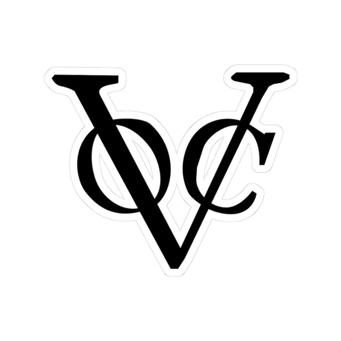 VOC (Netherlands) (Coat of Arms) STICKER Vinyl Kiss-Cut Decal 3 Inch White - The Sticker Space