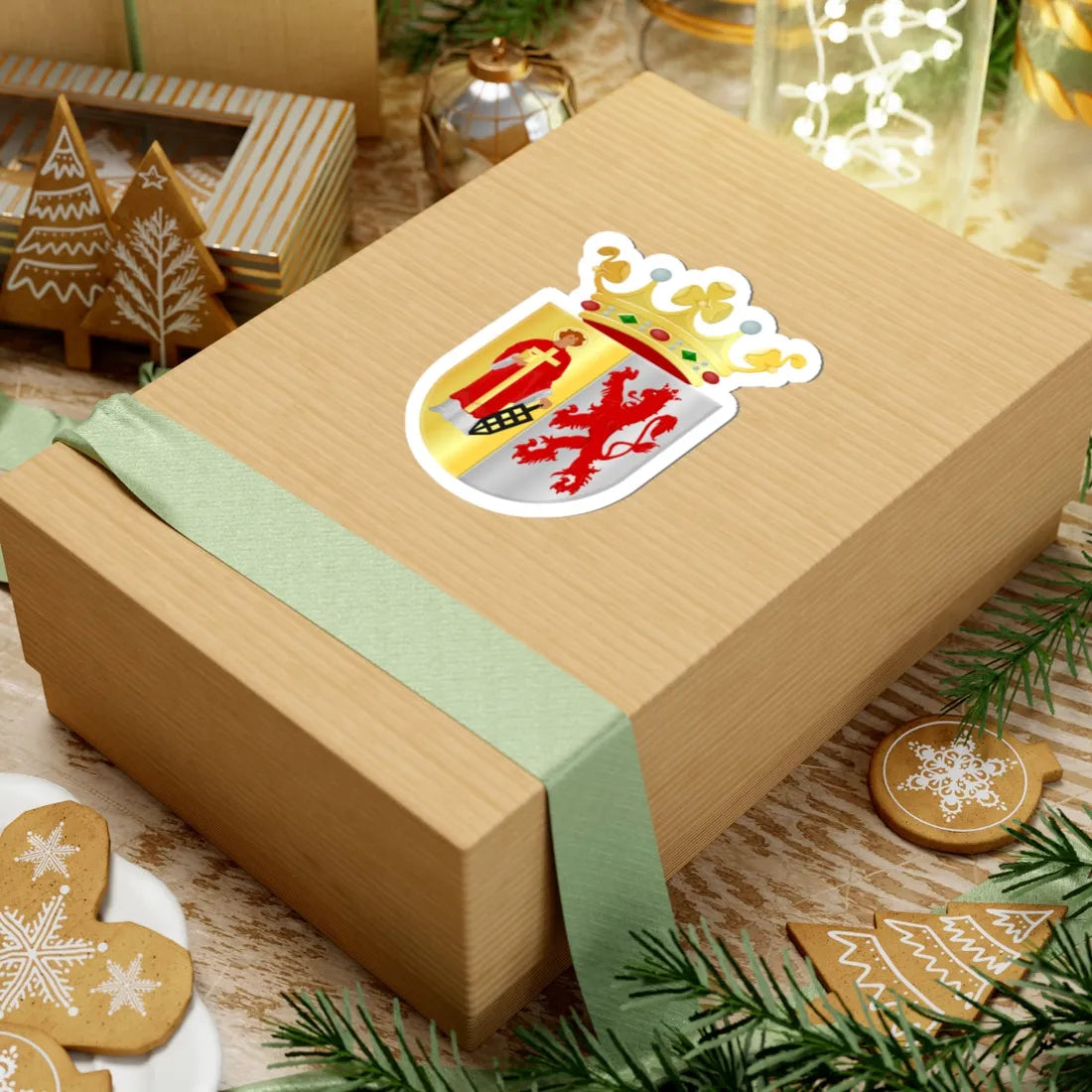 Voerendaal wapen (Netherlands) (Coat of Arms) STICKER Vinyl Kiss-Cut Decal - The Sticker Space